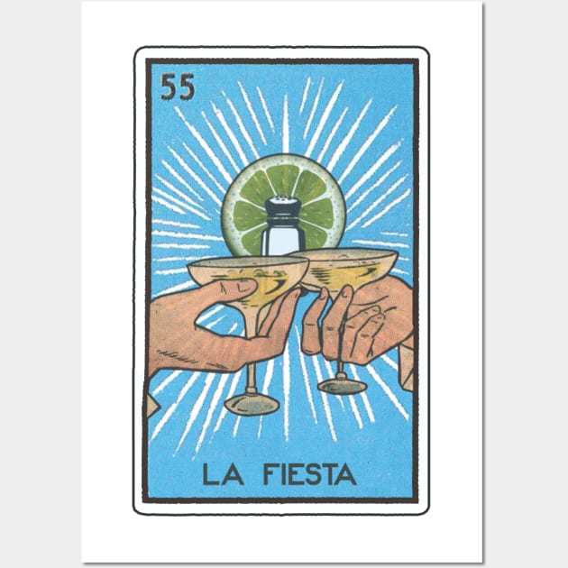 Cinco de Drinko - Funny Cinco de Mayo Loteria Card Wall Art by elevens.design